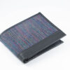 Men's Handwoven Fabric Wallet with Leather – Crafted by Special Hands