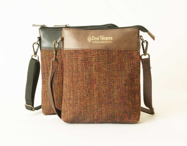 Handwoven Fabric Large Sling Bag – Crafted by Special Hands