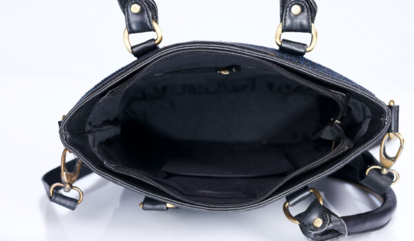 handbag 1-0006 Handwoven Fabric & Leather Handbag – Crafted by Special Hands
