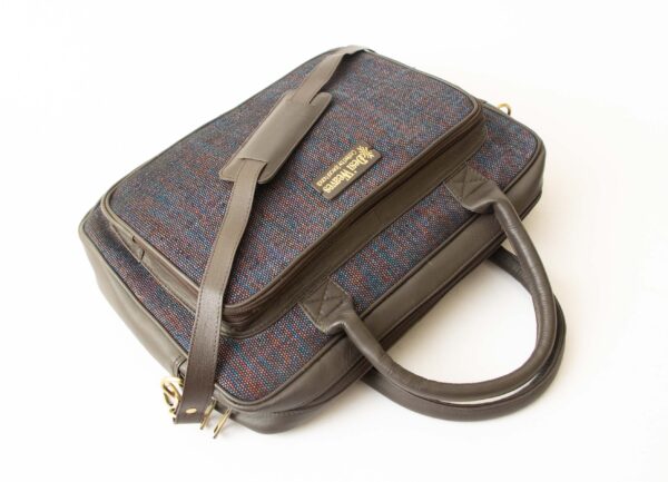 Handwoven Fabric & Leather Laptop Bag – Crafted by Special Hands