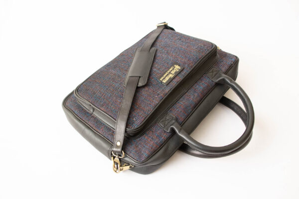 Handwoven Fabric & Leather Laptop Bag – Crafted by Special Hands