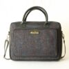 Handwoven Fabric & Leather Laptop Bag – Crafted by Special Hands