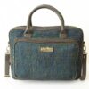 Handwoven Fabric & Leather Laptop Bag – Crafted by Special Hands